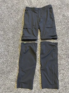 REI Sahara Convertible/Zip Off Pants - Boys Size XL (18), Gray - Picture 1 of 10
