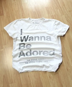 The Stone Roses I Wanna Be Adored Big Graphic T Shirt Y2K Mens Size M - Picture 1 of 16