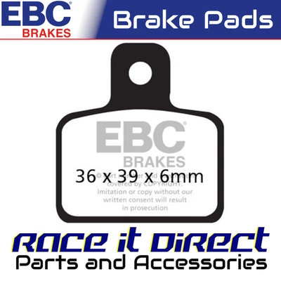 Pastillas de freno traseras SHERCO 2.5 TRIAL 2006-2018 TT EBC Foto 1 de 4