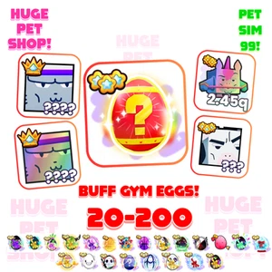 Buff Gym Egg - Pet Simulator 99 - PS99 - ¡Entrega más barata y rápida! - Imagen 1 de 5