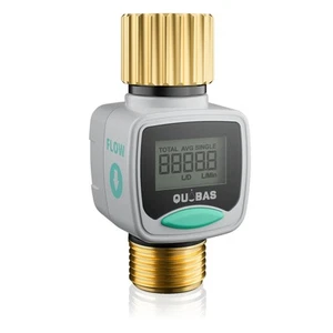 Water Flow Meter for RV and Garden Hose, Gallon/Liter Counter to Gauge Flow R... - Picture 1 of 7