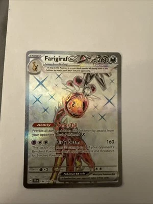 Pokémon TCG Farigiraf EX SV05: Temporal Forces Holo Ultra Rare Card 194/162 - Image 1 of 2