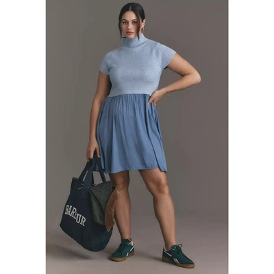 NWT Anthropologie The Thea Twofer Sweater Dress: Short-Sleeve Mini $148 PLUS 1X  - Image 1 of 4