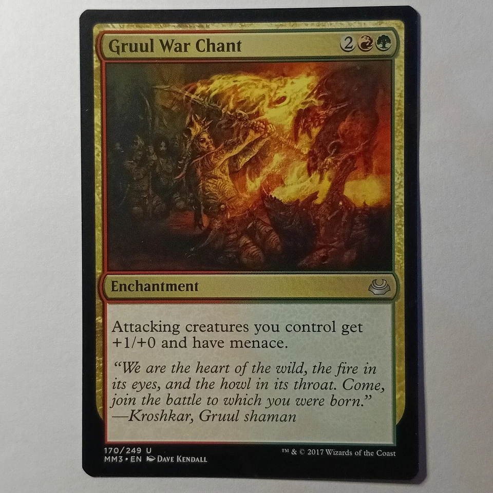 Gruul War Chant Modern Masters 2017 Regular - Image 1 of 1