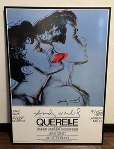 ANDY WARHOL - Querelle Blue Original 1983 Film Poster Art Print FRAMED - Picture 1 of 10