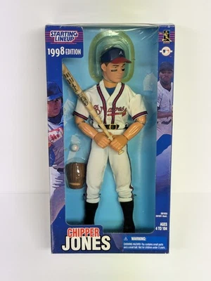 1998 Starting Lineup Atlanta Braves Chipper Jones  12" Action Figure MLB  *READ* - Image 1 of 4