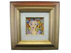 Framed Portrait Oil Painting by Erina - Picture 1 of 7