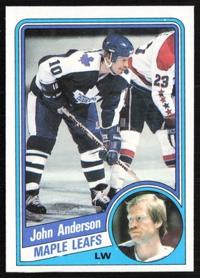 1984-85 Topps John Anderson Toronto Maple Leafs #136 - Image 1 of 2
