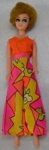 Muñeca Topper DAWN 1970 traje original rubia corte burbuja Hong Kong - Imagen 1 de 7