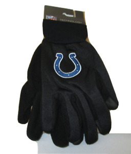 Brand New Men's Adult NFL Indianapolis Colts  Embroidered Technology Gloves OSFM