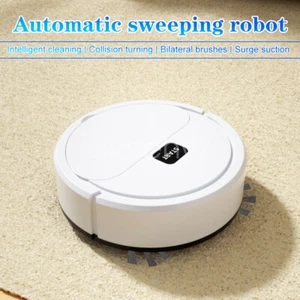 Robot Vacuum Cleaner Rechargeable Smart Sweeping Automatic Floor Mop Sweeper - Picture 1 of 22