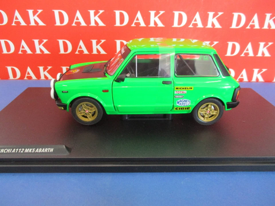 Autobianchi A112 A 112 MK5 Abarth Verde Green 1982 Solido 1 18 Nuovo 1/18