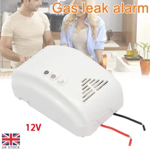 Propane Butane LPG Natural Motorhome Alarm Camper UK New 12V Gas Sensor Detector - Picture 1 of 12
