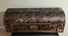 Antique 6 compartment Tin/Litho General Store Mercantile Spice Cabinet