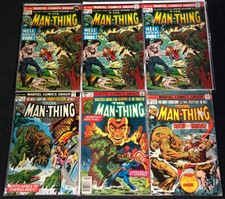 THE MAN-THING GOLDEN AGE COMIC LOT 6PC (GD-FINE)