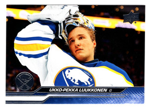 2023-24 UPPER DECK SERIES 1 HOCKEY UKKO-PEKKA LUUKKONEN #23 SABRES