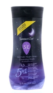 Summer's Eve Lavender Night-Time Cleansing Wash for Sensitive Skin, 12 oz - Picture 1 of 1