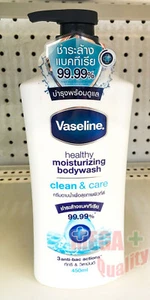 450ml Vaseline Healthy Moisture Clean And Care Anti Bac Body Wash Shower Cream - Picture 1 of 4