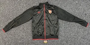 Arsenal Team Product Full Zip Track Jacket Men’s Large Black Polyester Nice - Picture 1 of 11