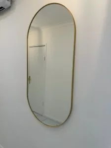 IKEA LYNDBYN MIRROR - GOLD - RRP £60 - Article No. 904.855.97 - Picture 1 of 1