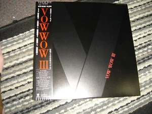 Vow Wow - III 1986 Japan Vinyl LP Lyrics E/E - Picture 1 of 2