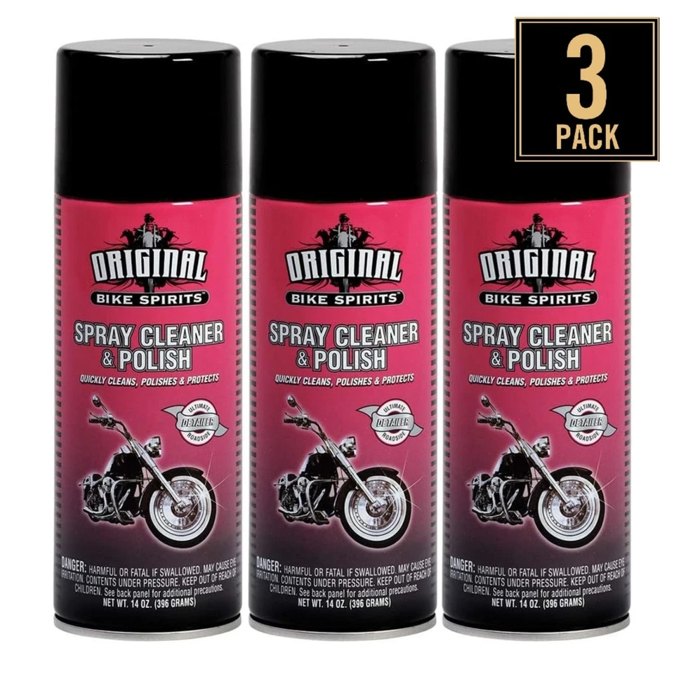 BIKE SPIRITS 1039615 Spray Cleaner Polish 14 oz - Qty (3 Pack) - Image 1 of 1