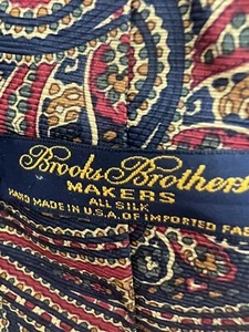 Brooks Brothers Tie Mens  100% Silk  Designer 60" Stylish - Picture 1 of 3