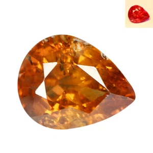 1.87 Ct Pear 8 x 6.5 MM Brown To Purplish Red Madagascar Natural Col Chg Garnet - Picture 1 of 5
