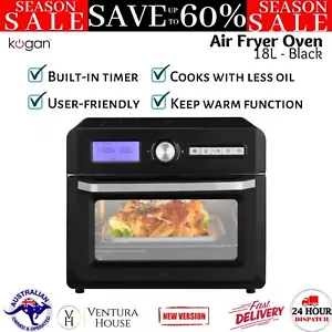 Kogan 18L XXXL Digital Air Fryer Oven Cooker Roast Bake Dehydrate Keep Warm New - Picture 1 of 12