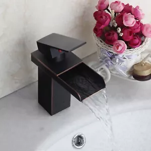 Rubinetto miscelatore lavandino rubinetto lavabo bronzo olio lavandino - Foto 1 di 9