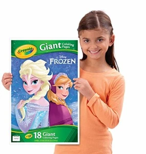Crayola Jumbo Colouring Pages – Frozen 2 – 18 pages for Kids Creative Fun - Picture 1 of 1
