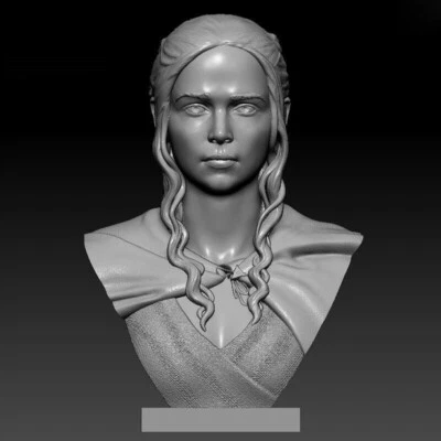 Game of Thrones Daenerys Targaryen 3D Printing Unpainted Model Blank Kit Stock - Image 1 of 4