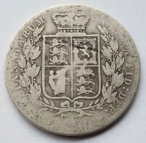 Moneda de media corona de plata reina Victoria de 1881 - Imagen 1 de 4