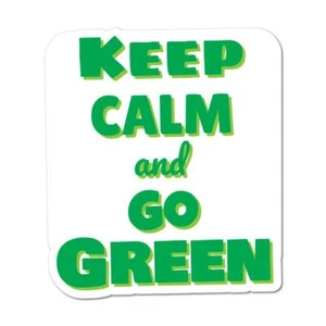 Go Green Sticker Decal Reuse Recycle Environment Eco Friendly - Picture 1 of 5