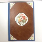 Vintage Postcard and Scrap Book Blue Album Empty Size 14 x 9.5 inches 16 Pages
