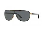 Brand New Versace Sunglasses VE2140 100287 Gray gold Man
