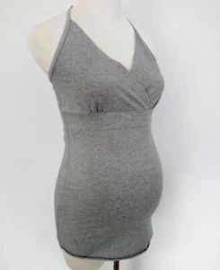 Neckholder-Umstandstop Stilltop QUEENMUM Gr. 36 / 38 grau NEU - Bild 1 von 2