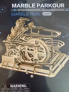 ROKR 3D Wooden Puzzles Marble Run Set - DIY Mechanical Model Kit - Toys + Gifts - Picture 1 of 2