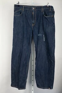 Vintage Levi's Silver Tab Jeans Herren 38x32 Blau Baggy Straight Distressed Y2K - Bild 1 von 17