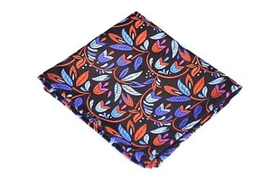 Lord R Colton Masterworks Pocket Square - Brown Ruled By Secrecy - Silk $75 New - Picture 1 of 3