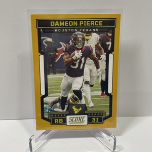 Dameon Pierce 2023 Score football Gold  parallel Houston Texans - NM - FAST SHIP