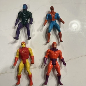 Vintage 1984 Marvel Comics Spiderma, Kang, Magneto, Iron Man Secret Wars Figuren - Bild 1 von 12