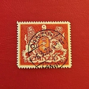 Danzica 1922 Minr 99y timbrato grande stemma di stato - Foto 1 di 4