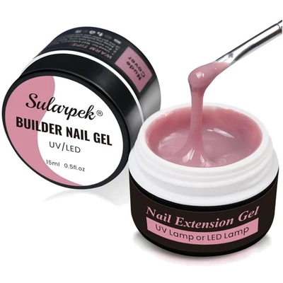 UV Gel Nägel Aufbaugel 15ml 2er Set HEMA TPO Frei Nagelverstärkung