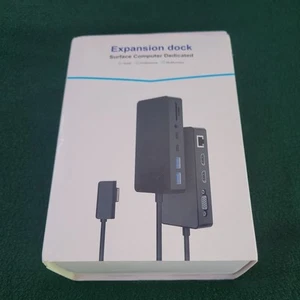 For Surface Expansion Dock Triple Display 12-in-1, Dual 4K HDMI+VGA For Surf Pro - Bild 1 von 3