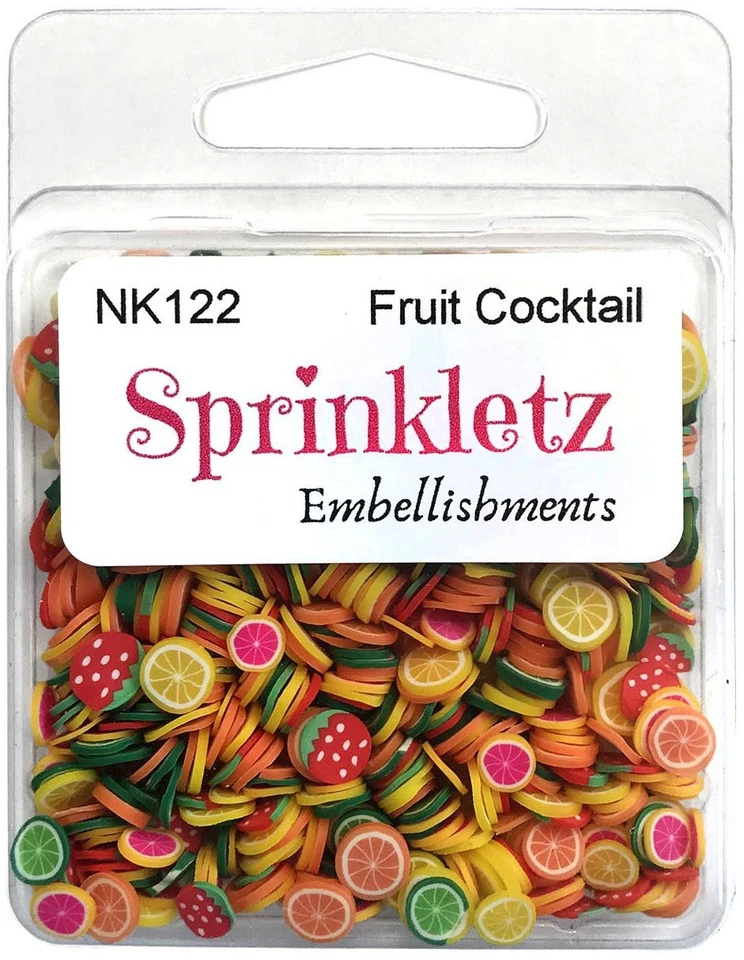 Buttons Galore Sprinkletz Embellishments 12g-Fruit Cocktail - Image 1 of 1