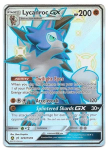 Lycanroc GX SV67/SV94 Hidden Fates: Shiny Vault Holo Pokemon Juego de Cartas Coleccionables - Casi Nuevo - Imagen 1 de 2