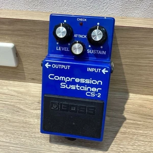 Pedal efecto guitarra BOSS CS-2 Compression Sustentador hecho en Japón usado - Imagen 1 de 5