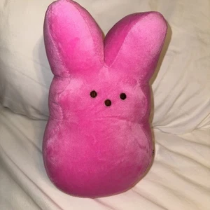 PEEPS Pink Marshmallow Scented Plush Bunny Stuffed Animal 9 inch 2025 NWOT - Picture 1 of 4