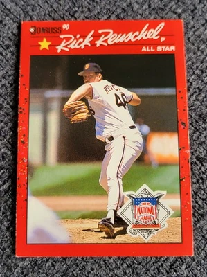 RICK REUSCHEL - 1990 Donruss #663  **NM**  FREE SHIP & RETURN! - Image 1 of 2